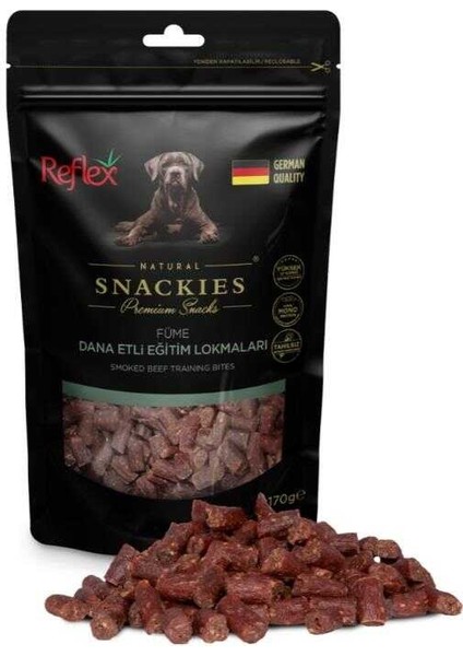 Snackies Füme Dana Etli Köpek Ödül Küpleri 170 gr