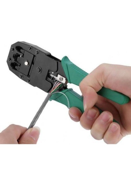 Kablo Sıkma ve Soyma Pensesi Rj-11-Rj-12-Rj-45 4p 6p 8p 720854