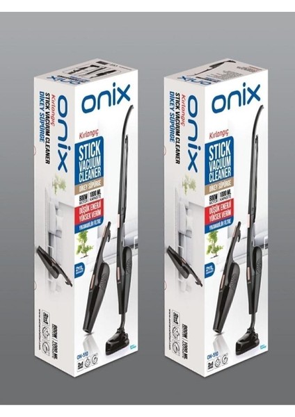 Onix Dikey Süpürge ON-510 Kablolu Toz Hazneli Siyah Dik Süpürge