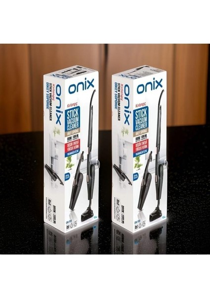 Onix Dikey Süpürge ON-510 Kablolu Toz Hazneli Siyah Dik Süpürge