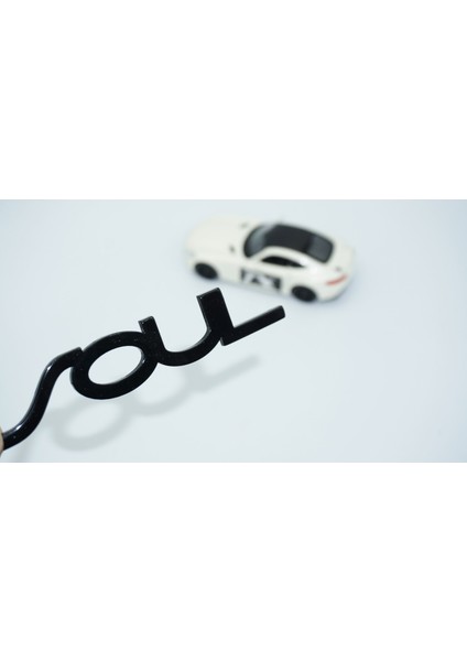 Soul Bagaj Siyah Abs 3m 3D Yazı Logo Kia Ile Uyumlu