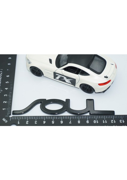 Soul Bagaj Siyah Abs 3m 3D Yazı Logo Kia Ile Uyumlu modelleri