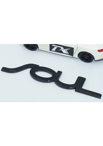 Soul Bagaj Siyah Abs 3m 3D Yazı Logo Kia Ile Uyumlu fırsatları