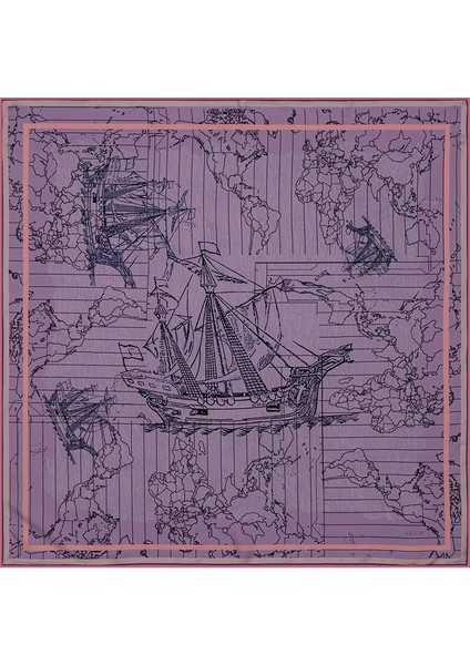 Bosphorus Çift Taraflı Tivil Ipek Eşarp 8812712-991 fiyatları