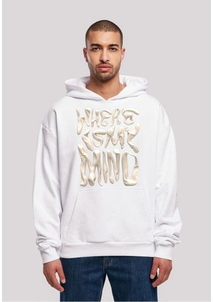 Where Is My Mind Oversize Sweatshirt 3 Iplik Kalın Kışlık Özel Tasarım Hoodie