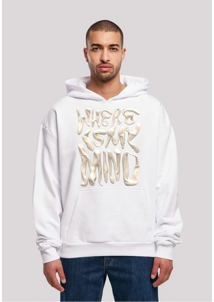 Where Is My Mind Oversize Sweatshirt 3 Iplik Kalın Kışlık Özel Tasarım Hoodie modelleri