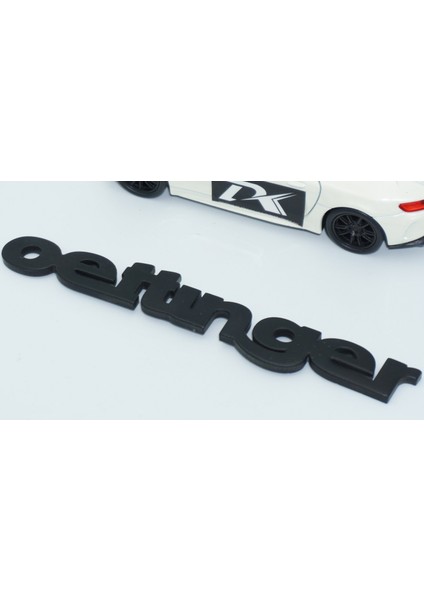 Dk Tuning Oettinger Bagaj Siyah Abs 3m 3D Yazı Logo