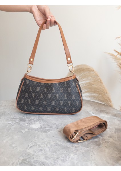 Retro Desenli Şık Omuz Çantası modelleri