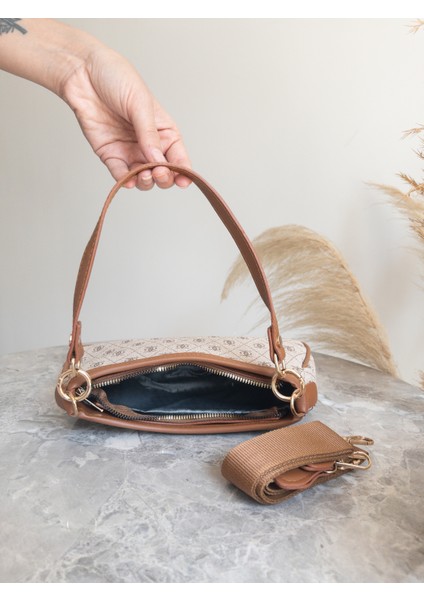 Retro Desenli Şık Omuz Çantası fırsatları