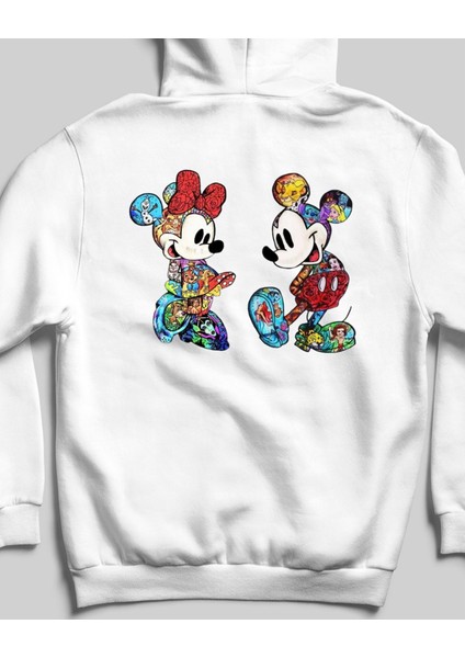 Disney Ikilisi Sweatshirt Beyaz