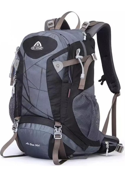 Outdoor Kamp ve Yürüyüş Sırt Çantası (30 Litre Kapasiteli) Gri 9742