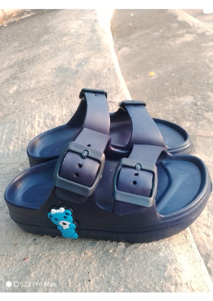 1006 Figürlü Çift Tokalı Ayarlanabilir Kaymaz Taban Banyo Çocuk Terlik 26-30 fiyatları