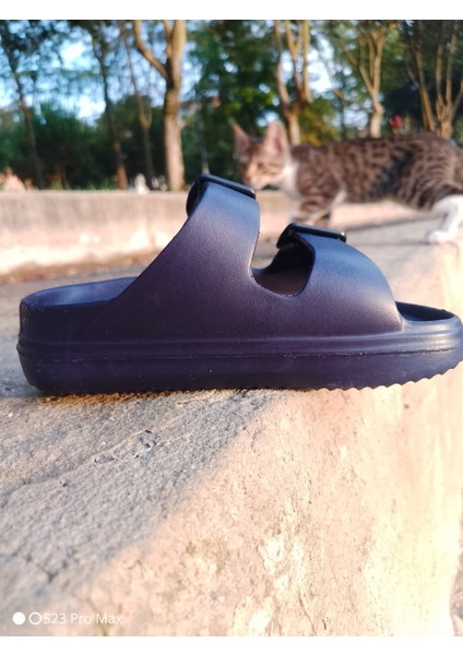 1006 Figürlü Çift Tokalı Ayarlanabilir Kaymaz Taban Banyo Çocuk Terlik 26-30 modelleri