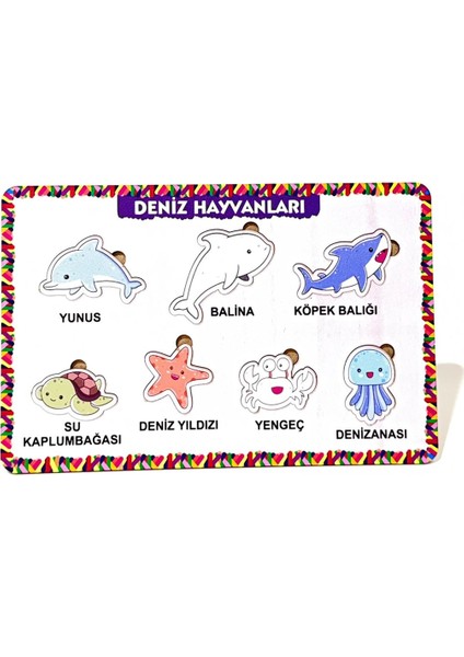 Bultak Puzzle YapBoz Balık Oyunu Deniz Hayvanları