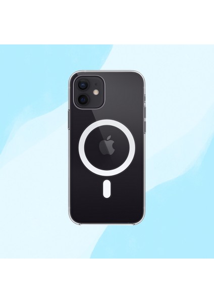 iPhone 11 Clear Magsafe Şeffaf Kılıf | 2 Yıl Sararmama Garantili
