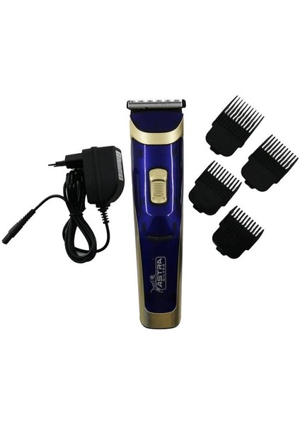 Professıonal Saç Sakal Kesme Traş Makinesi Fiş Şarjlı - LED Gösterge -Renkli Krom Kaplama Gövde