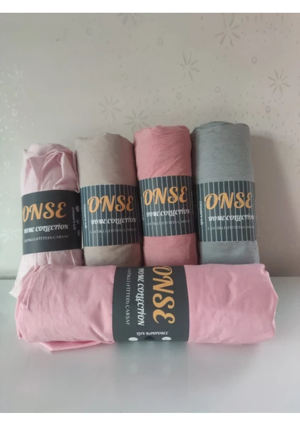 Onse Home Collection Tek Kişilik Lastikli Çarşaf yastık kılıfli