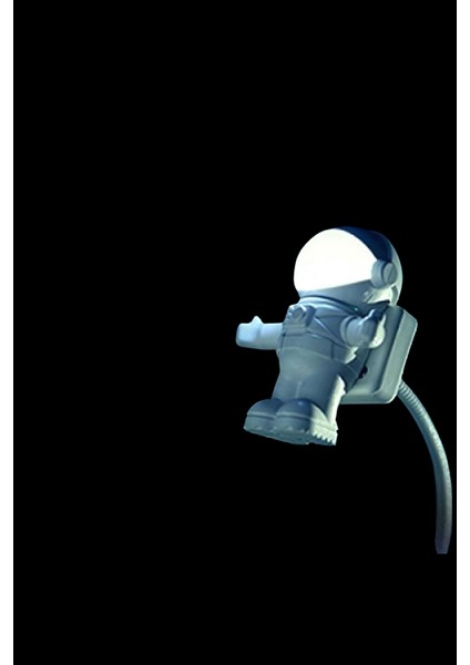 Astronot Lamba Gece Lambası Esnek Klavye Bilgisayar USB Lamba