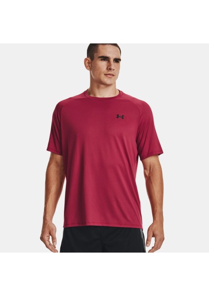 Under Armour Tech Ss Tee (Black ROSE)-1326413-664