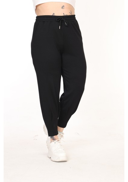 Kışlık Rahat Kalıp Likralı Büyük Beden Interlok Pantolon fırsatları