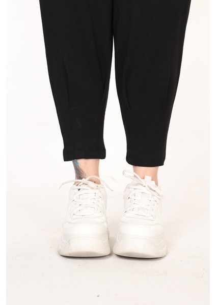 Kışlık Rahat Kalıp Likralı Büyük Beden Interlok Pantolon indirimleri