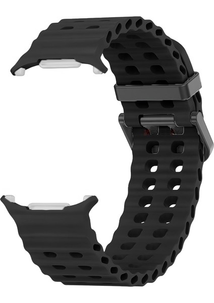 Samsung Galaxy Watch 7 Ultra Ile Uyumlu Airflow Metal Tokalı Yumuşak Soft Silikon Kordon modelleri