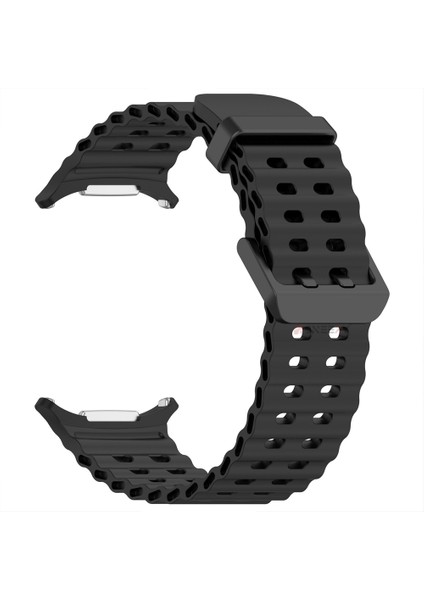 Samsung Galaxy Watch 7 Ultra Ile Uyumlu Airflow Metal Tokalı Yumuşak Soft Silikon Kordon fırsatları