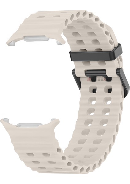 Samsung Galaxy Watch 7 Ultra Ile Uyumlu Airflow Metal Tokalı Yumuşak Soft Silikon Kordon modelleri