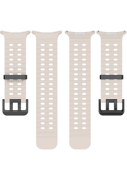 Samsung Galaxy Watch 7 Ultra Ile Uyumlu Airflow Metal Tokalı Yumuşak Soft Silikon Kordon indirimleri