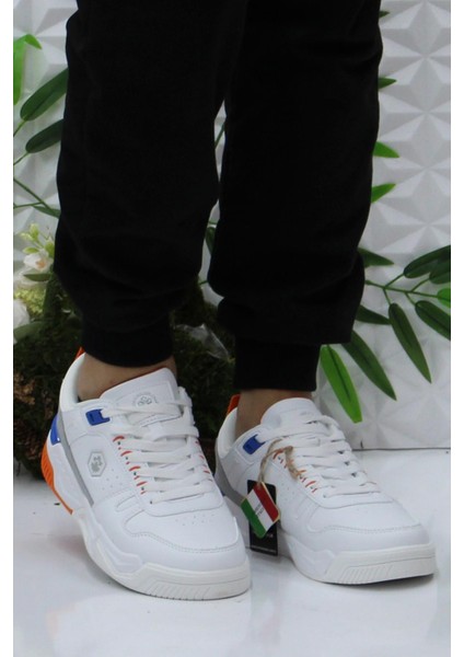 Bavıara Beyaz Turuncu Rahat Sneaker Erkek Ayakkabı fiyatları