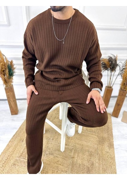 Uzun Kollu Tişört Fitilli Örme Triko Yumuşak Dokulu Tüylenmez Pamuklu Kazak Sweatshirt indirimleri