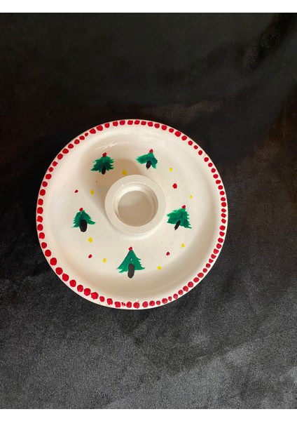 Hediyelik ve Dekoratif El Yapımı Şamdan Mumluk ve Tütsülük (Yılbaşı Ağacı,christmas