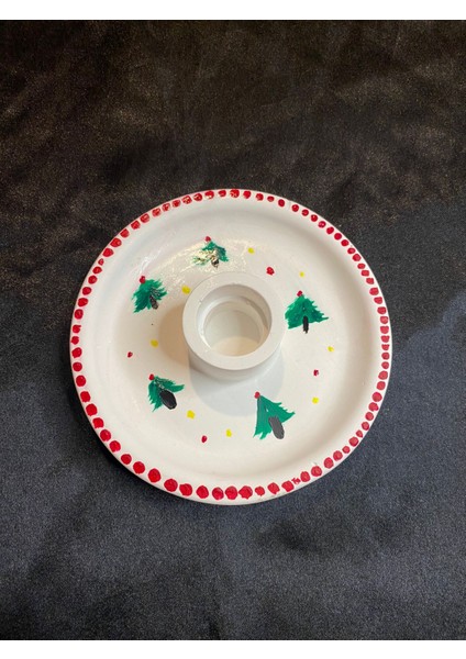 Hediyelik ve Dekoratif El Yapımı Şamdan Mumluk ve Tütsülük (Yılbaşı Ağacı,christmas modelleri