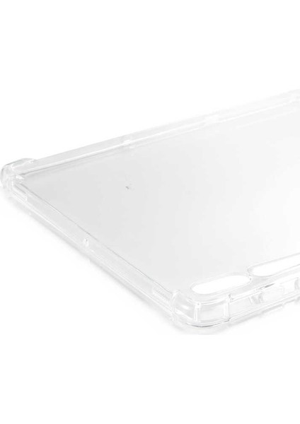 Samsung Galaxy Tab S7 Plus T970 Kılıf Nitro Anti Shock Darbe Emici Köşe Korumalı Şeffaf Silikon Kapak