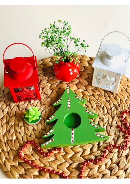 Den Tasarım Yılbaşı Çam Ağaçlı Mumluk(Tealight) fiyatları