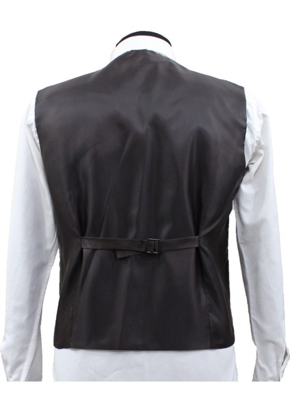 Erkek Yelek V Yaka Koyu Bej 50666 indirimleri