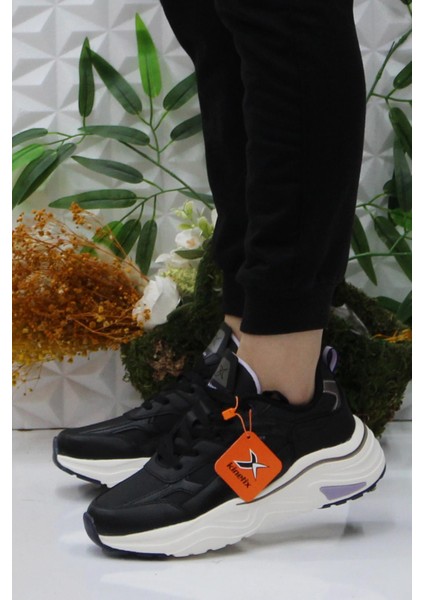 Talya Pu W Siyah Platin Rahat Kadın Spor Ayakkabı modelleri