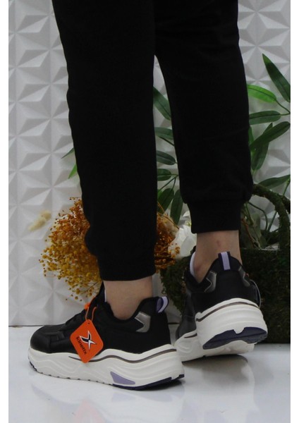 Talya Pu W Siyah Platin Rahat Kadın Spor Ayakkabı fırsatları