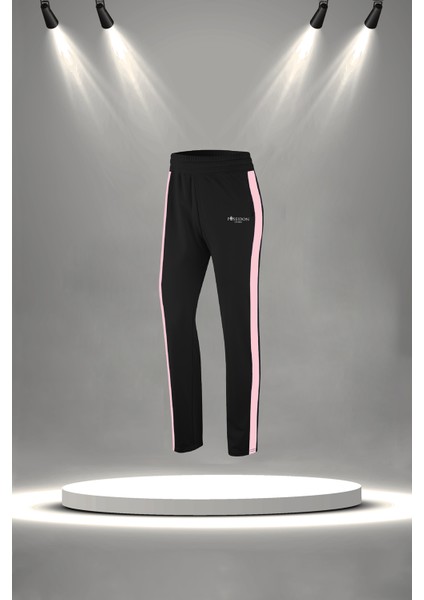 Kadın Siyah Supra Penye Kumaş Mevsimlik Eşofman Takımı (S-3xl) modelleri