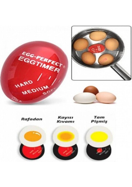 Yumurta Zamanlayıcı Dublör Egg Timer Yumurta Pişirme Zamanlayıcısı