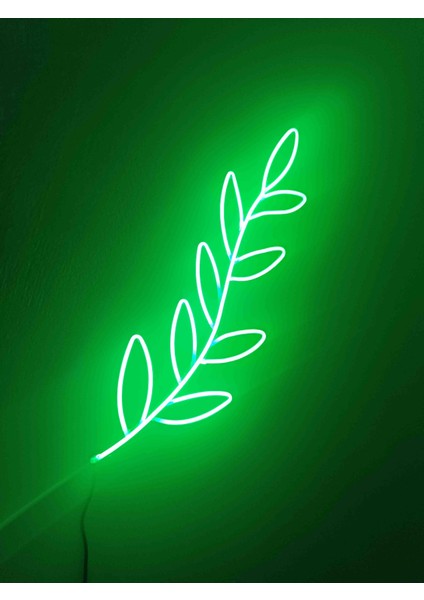 Neon LED Işıklı Yaprak 50 cm