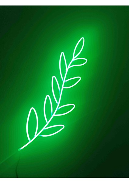 Neon LED Işıklı Yaprak 50 cm modelleri