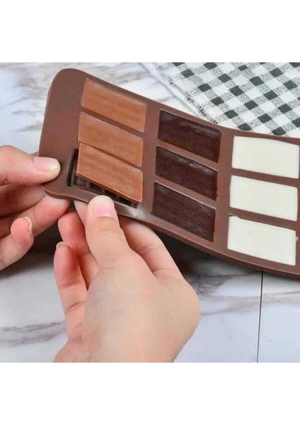 Silikon Mini Tablet Buzluk ve Çikolata KALIBI-(MNT-012)