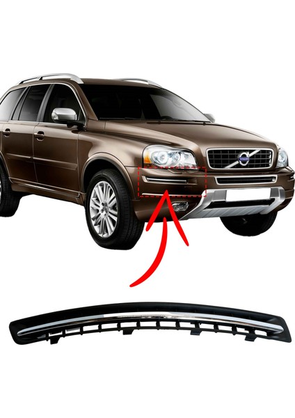 Volvo XC90 Ön Tampon Izgara Kapak Kromlu 2007- Sağ fiyatları