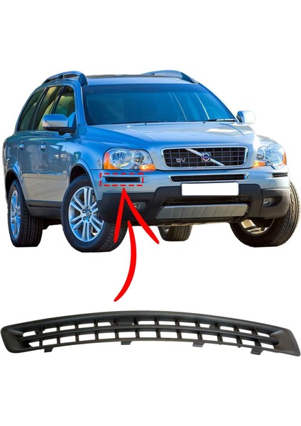 Volvo XC90 Ön Tampon Izgara Kapak 2007- Sağ fiyatları