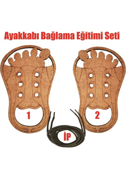 Ayakkabı Bağlamayı Öğrenme - Ince Motor Geliştirme Etkinliği fiyatları