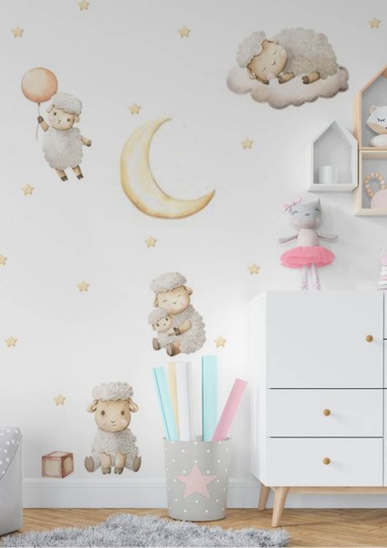 Çocuk Odası Renkli Duvar Stickerı, Eğlenceli ve Şık Dekorasyon Unsuru fiyatları