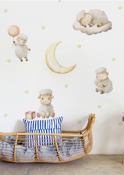 Çocuk Odası Renkli Duvar Stickerı, Eğlenceli ve Şık Dekorasyon Unsuru fırsatları