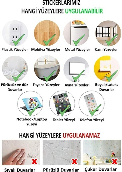 Renkli Yılbaşı Sticker Seti, Noel Baba ve Kar Taneleri, 5+ Parça, Çocuk ve Bebek Odası Dekoru fırsatları