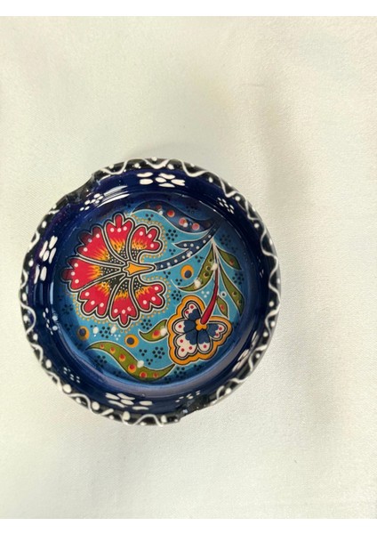 Küçük Mavi Çini Küllük